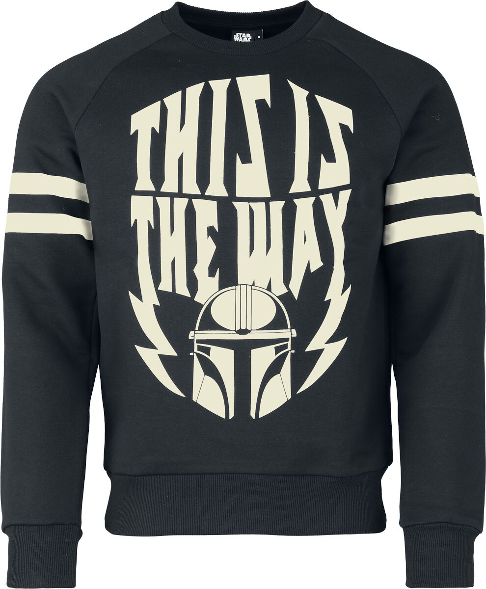 Star Wars The Mandalorian - This Is The Way Sweatshirt schwarz in M