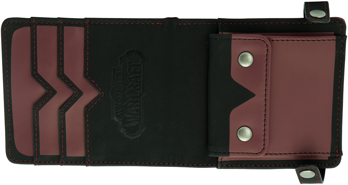 World Of Warcraft Horde Geldbörse rot schwarz