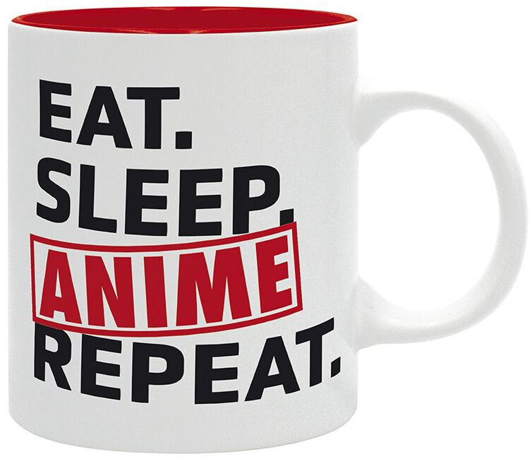 Eat Sleep Anime Repeat  Cup multicolour
