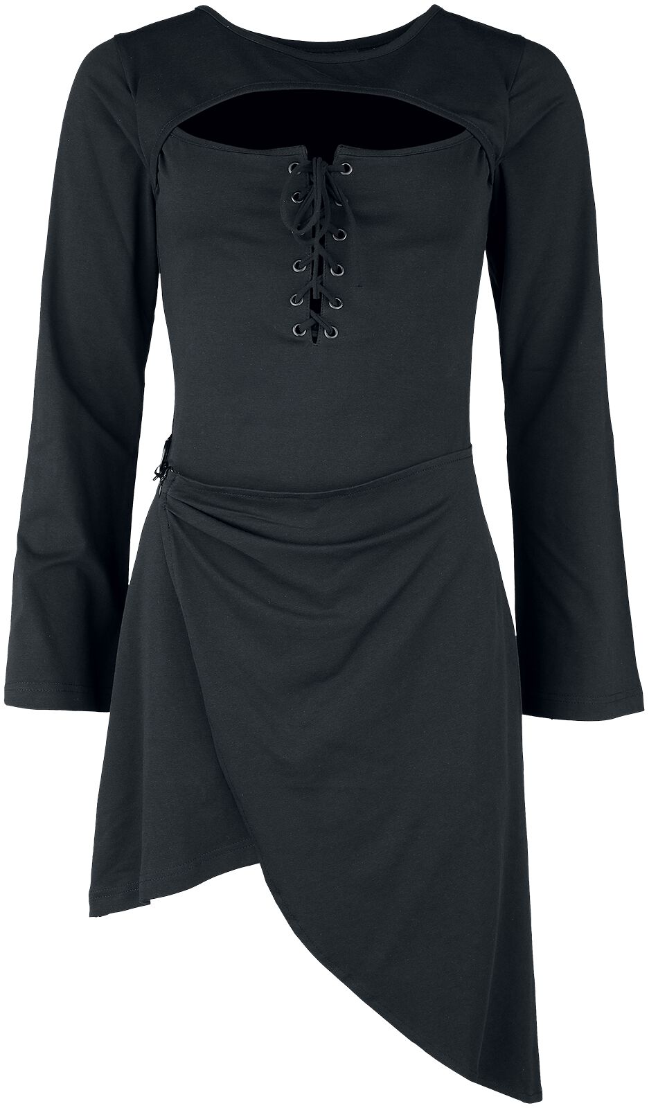 Chemical Black - Gothic Langarmshirt - Endora Top - XS bis 3XL - für Damen - Größe XL - schwarz