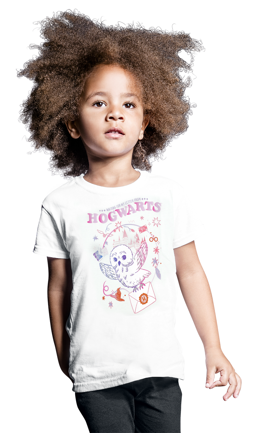 Harry Potter Kids - Hogwarts Letter T-Shirt weiß