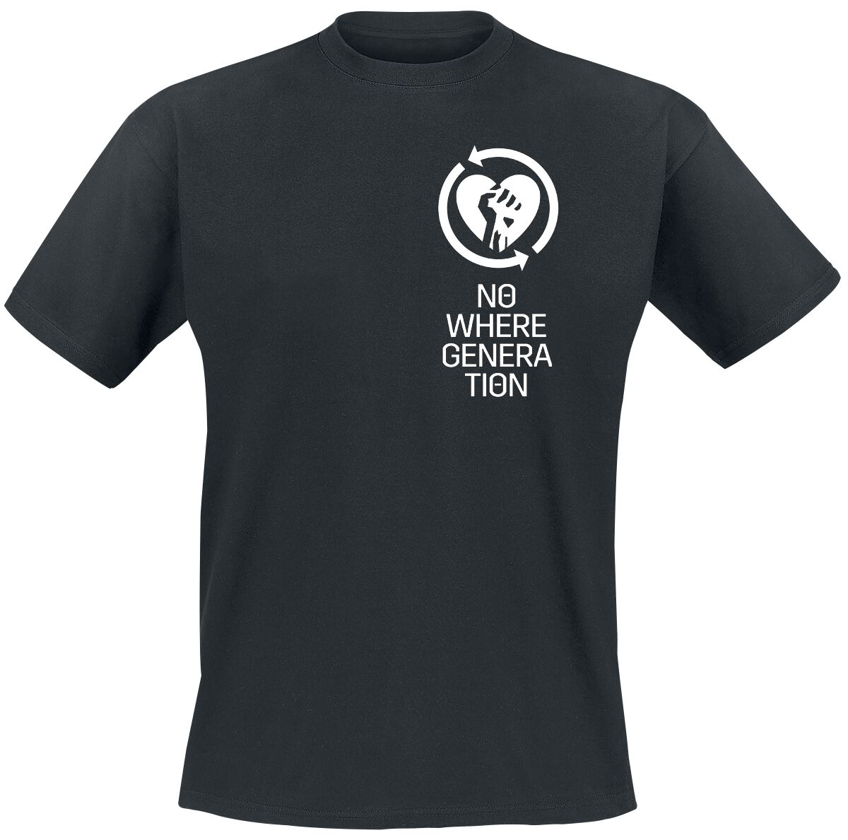 Rise Against Nowhere Generation Flame T-Shirt black