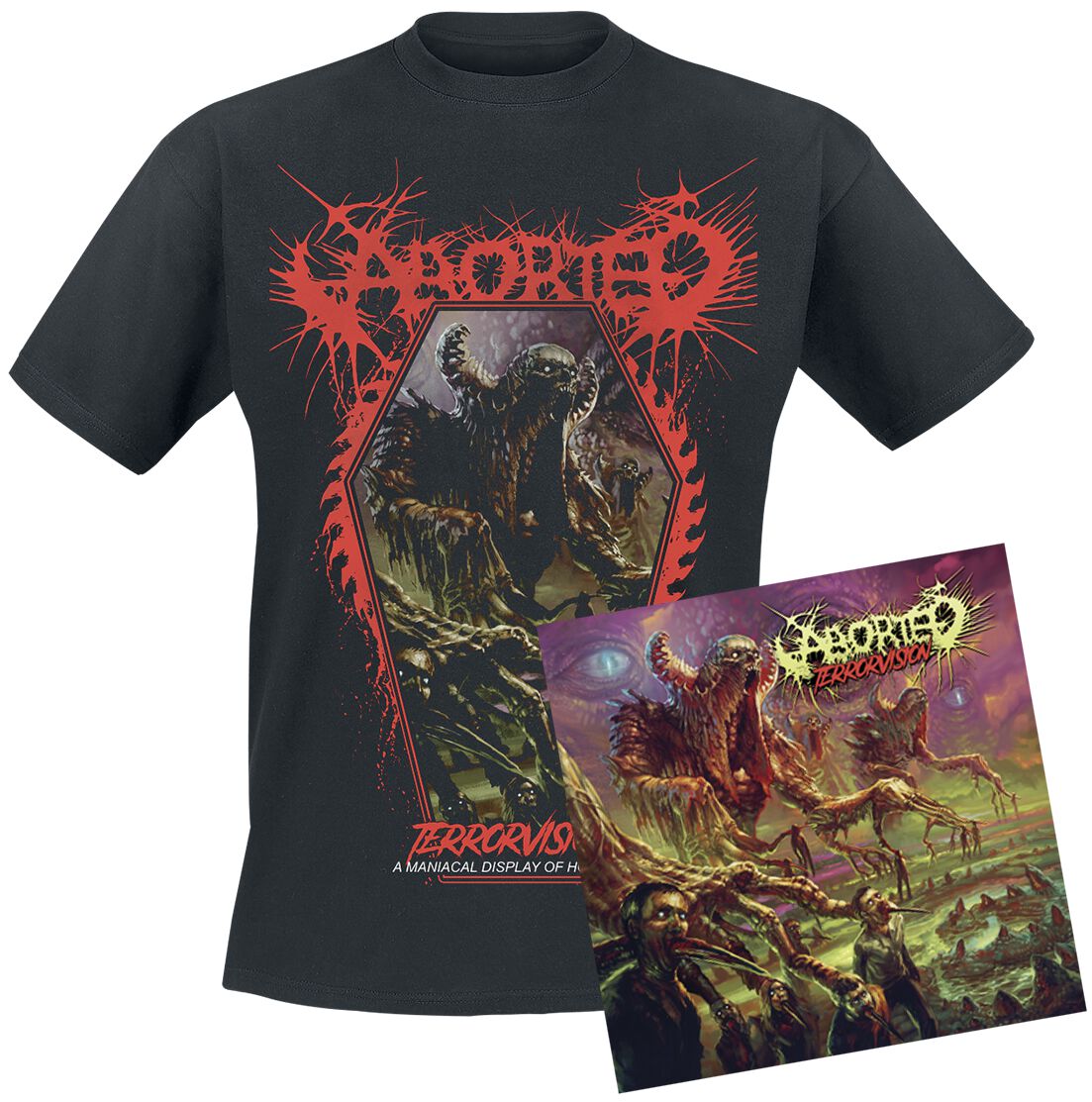 Image of Aborted TerrorVision CD & T-Shirt Standard