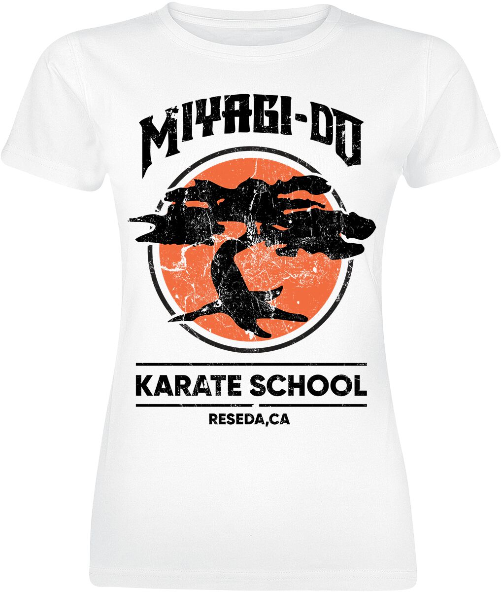 Cobra Kai Miyagi-Do Karate School T-Shirt white