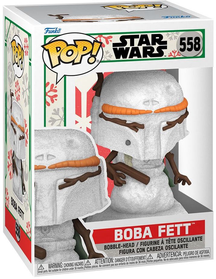 Star Wars Christmas - Snowman Boba Fett vinyl figurine no. 558 Funko Pop! multicolor
