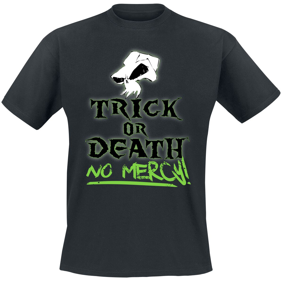 Slogans Trick Or Death - No Mercy T-Shirt black