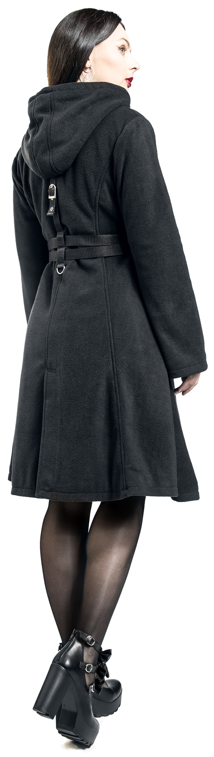 Heartless Lucretia Coat Mantel schwarz