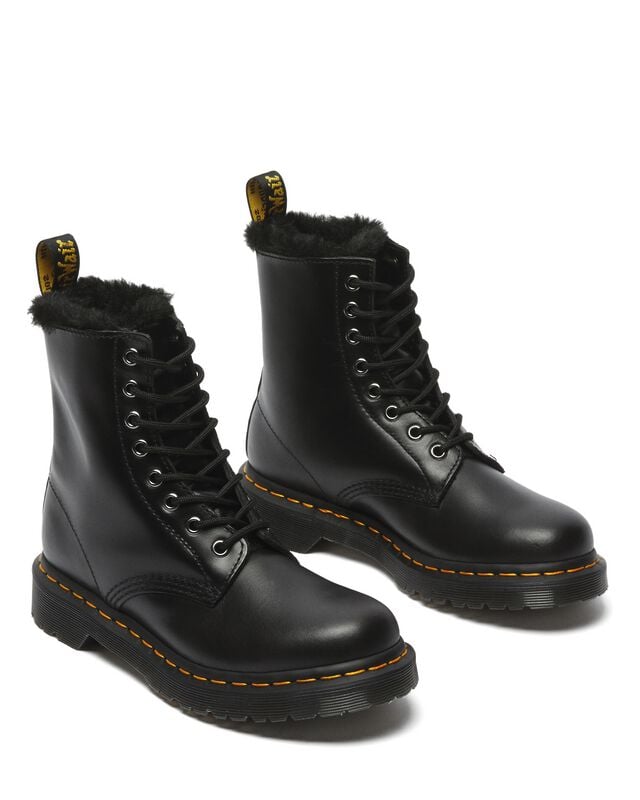 Bottes  de Dr. Martens - 1460 Serena Dark Grey Atlas - EU37 à EU42 - pour Femme - gris foncé