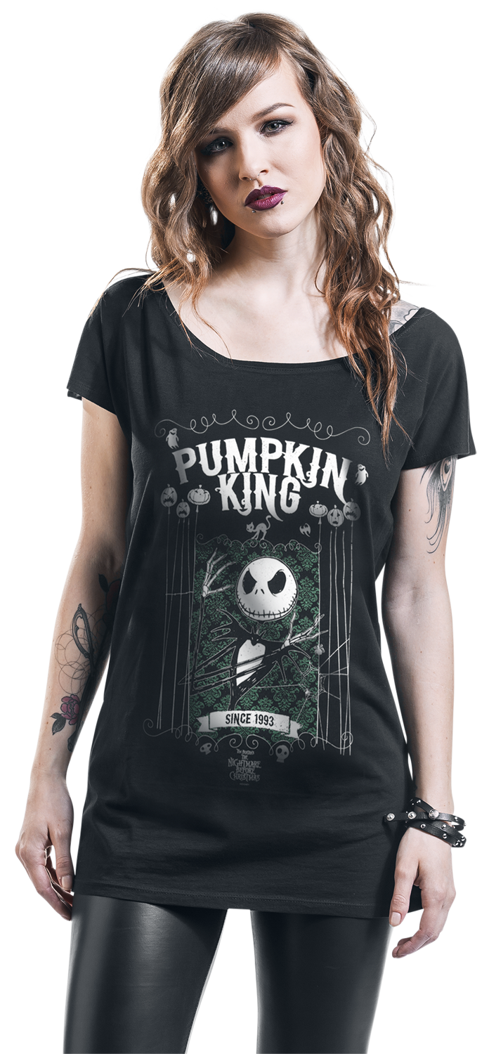 The Nightmare Before Christmas Jack Skellington - Pumpkin King T-Shirt schwarz