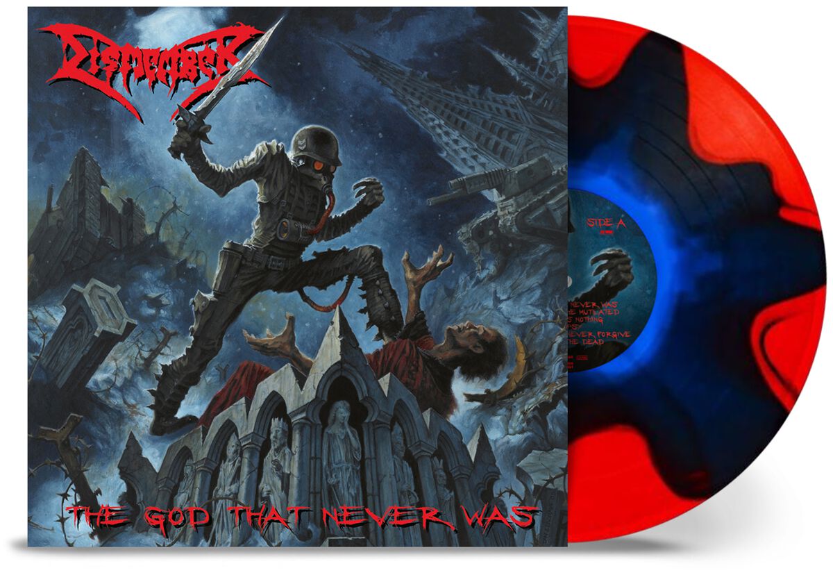 The god that never was von Dismember - LP (Coloured, Limited Edition, Re-Release, Standard)