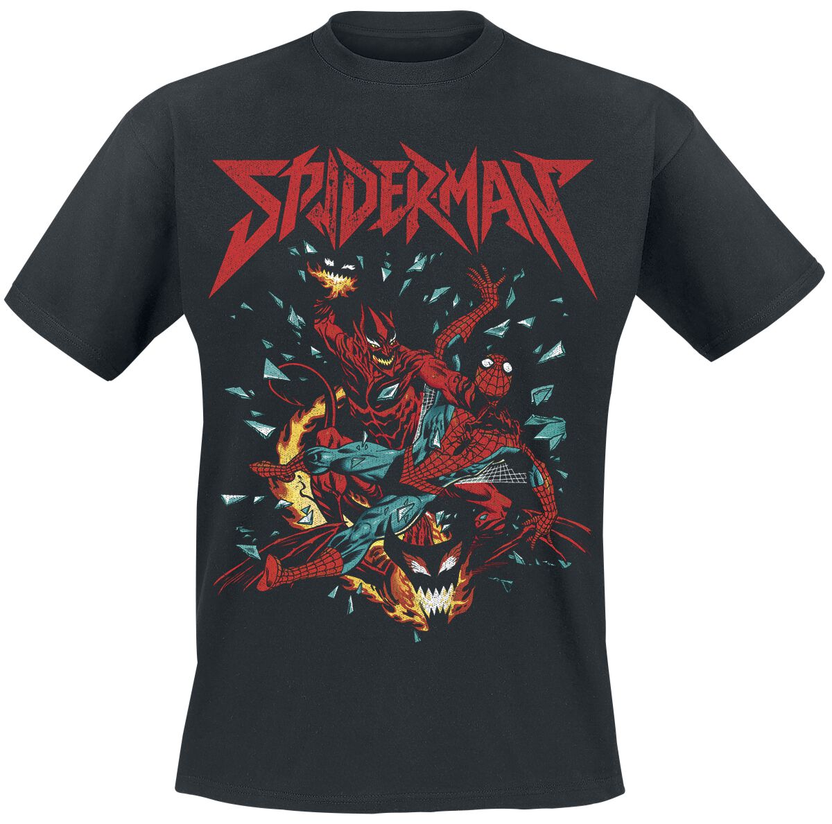 Spider-Man - Disney T-shirt - Spider-Man Green Goblin - S tot XXL - voor Mannen - zwart