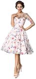 Retro Flower Dress, Belsira, Mittellanges Kleid