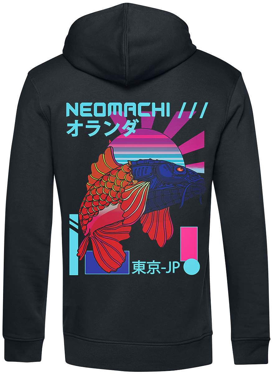 NEOMACHI SEIJI Kapuzenpullover schwarz
