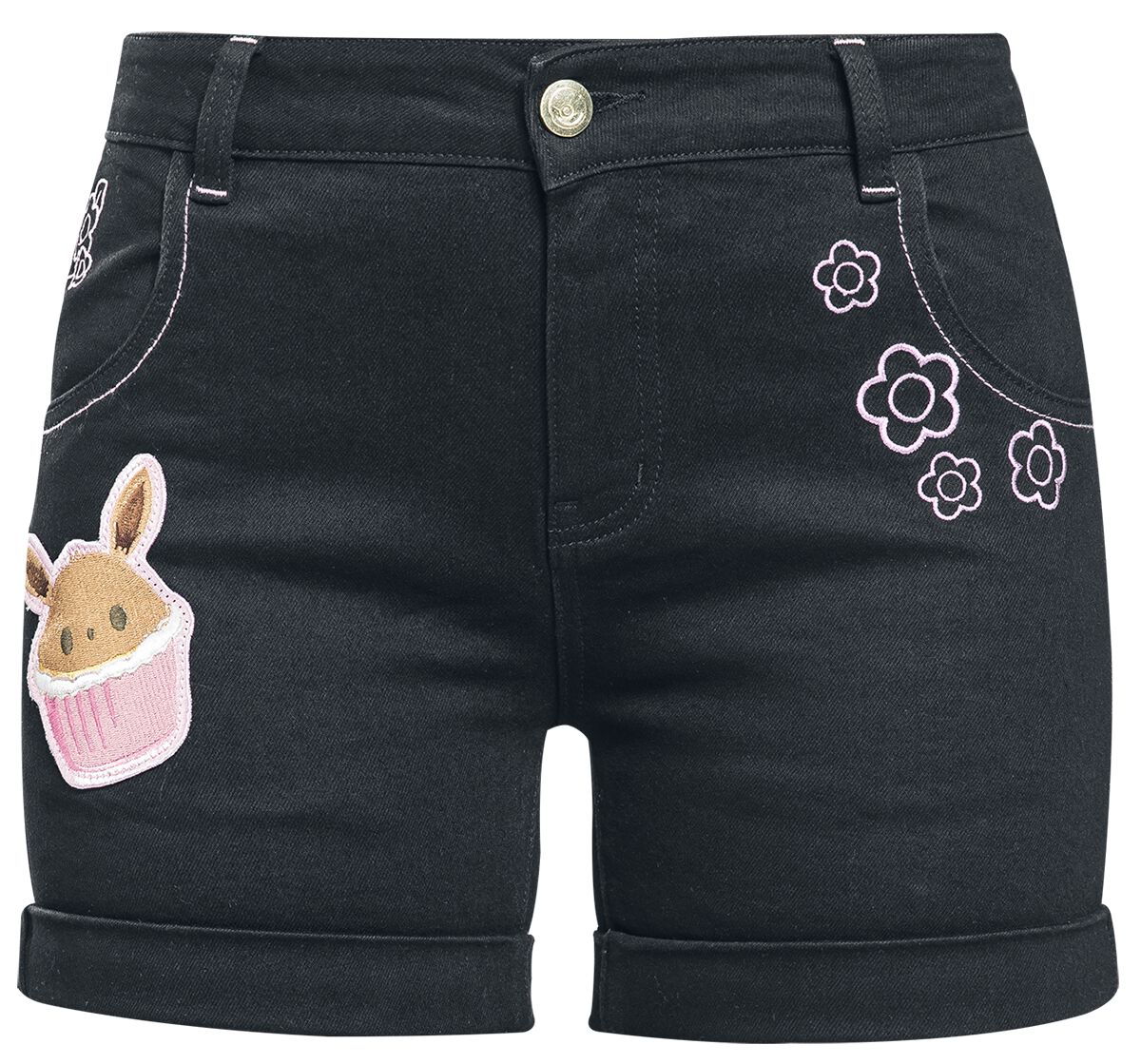Pokémon Evoli – Cupcake Hotpant schwarz – 50.01% Rabatt