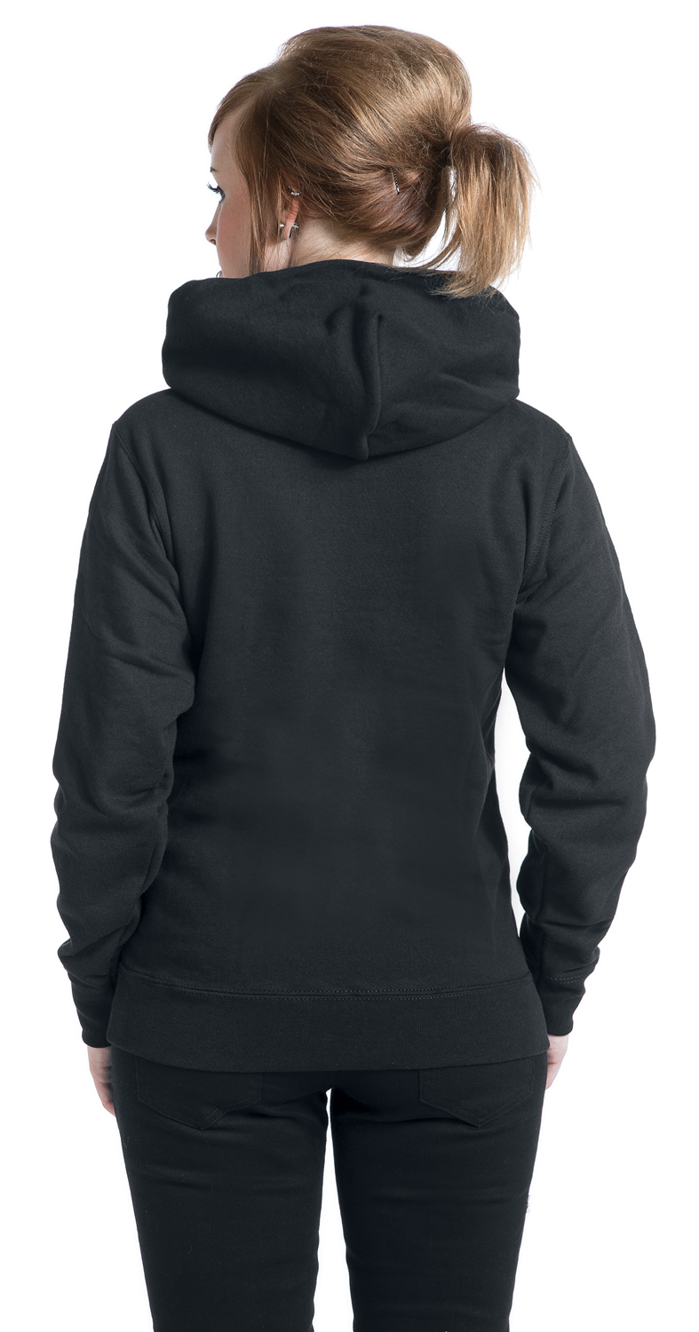 Sprüche Fröhliches schwarz Kapuzenpullover schwarz