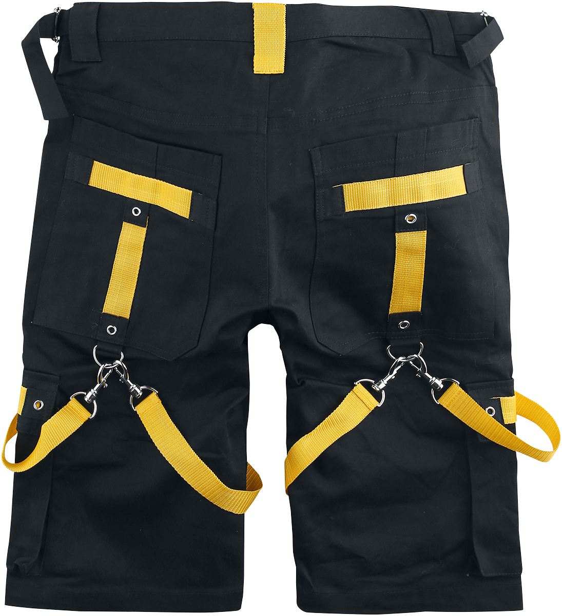 Poizen Industries Ruination Shorts Short schwarz gelb