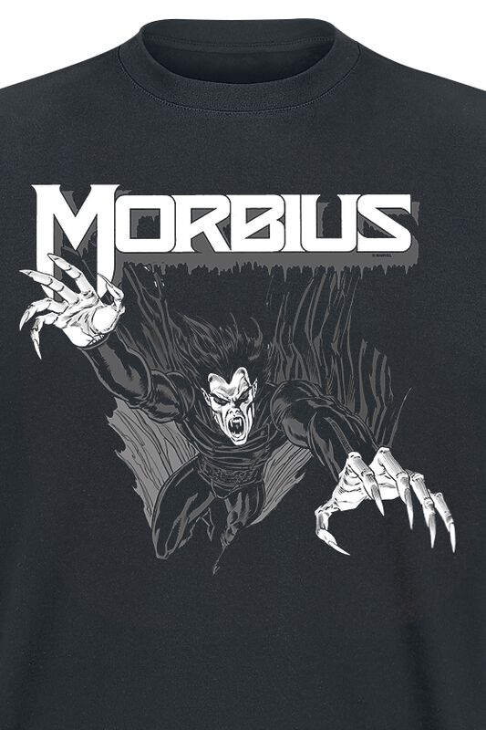 Große Größen Männer Comics Morbius Mono Jump| Morbius T-Shirt