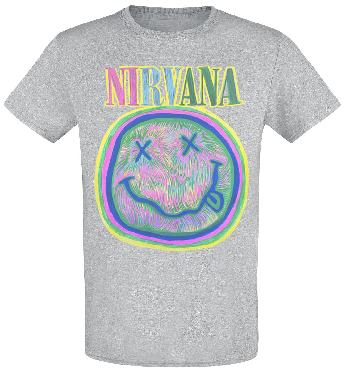 Nirvana Waves T-Shirt light grey