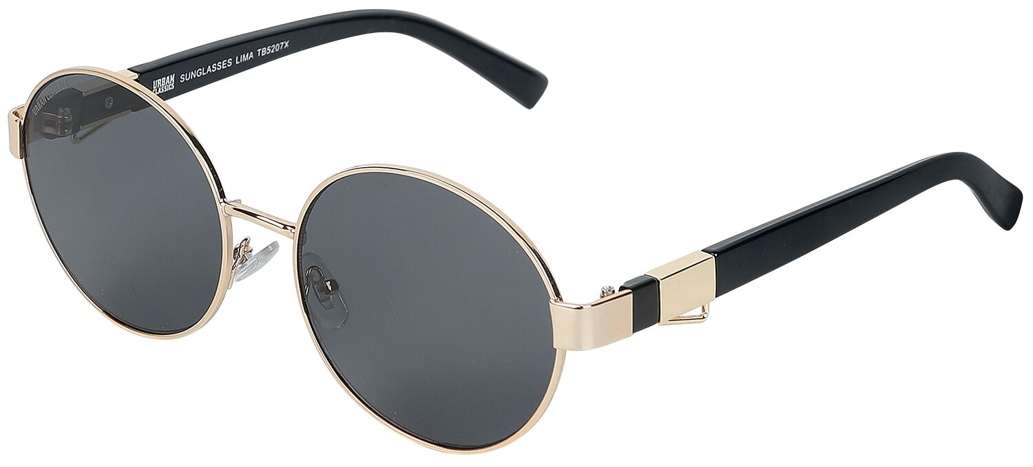Urban Classics Sonnenbrille Sunglasses Lima schwarz goldfarben  - Onlineshop EMP