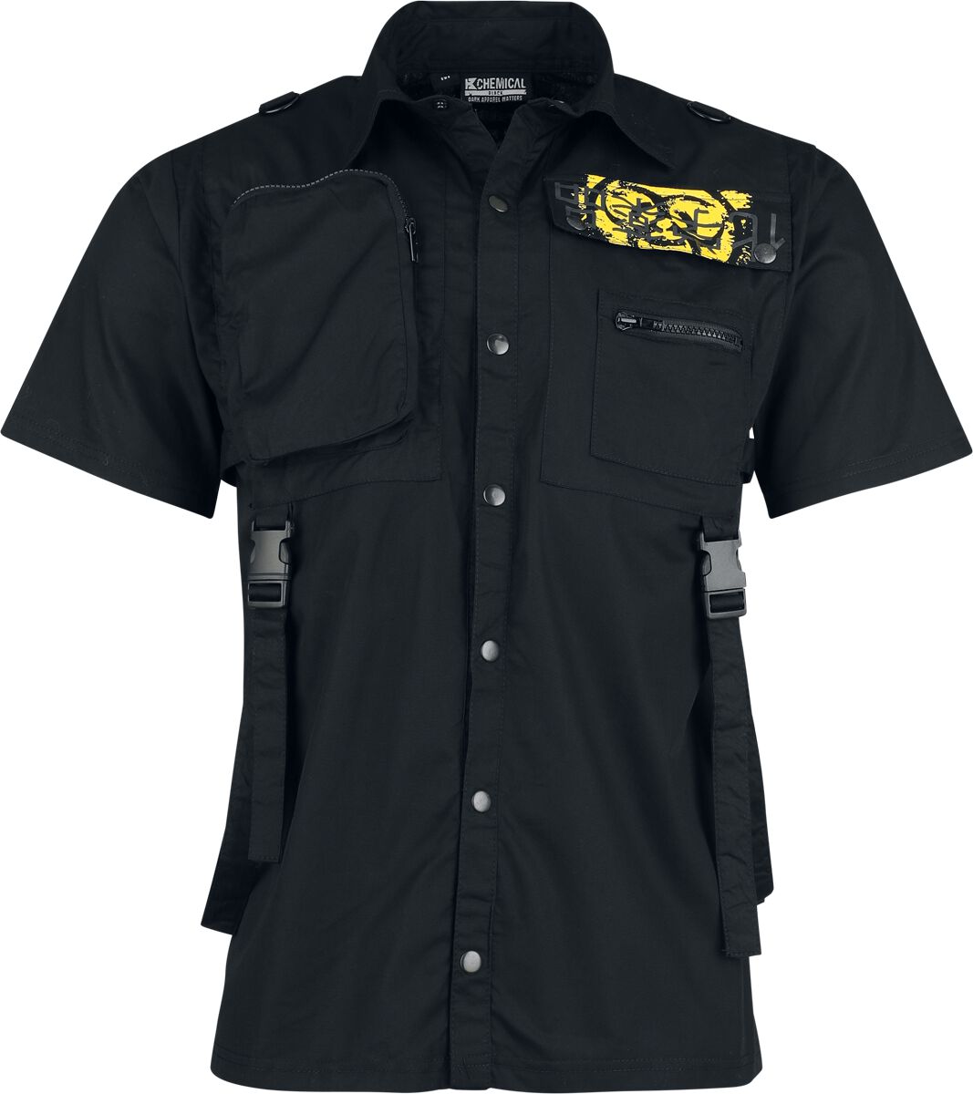 🏷️ Chemise manches courtes Gothic de Chemical Black - Iron Warden - Chemise - pour Homme