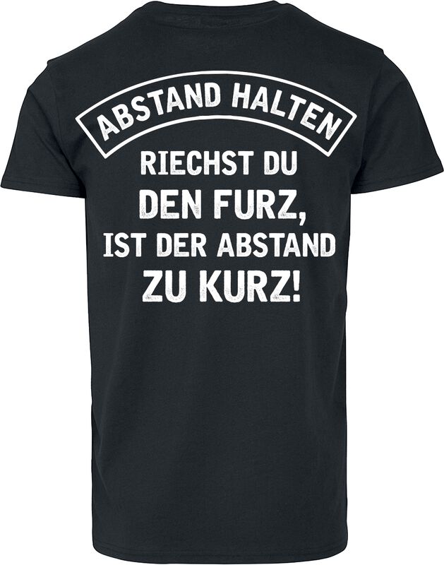 Wohnen & Freizeit Funartikel Abständiger Mensch | Sprüche T-Shirt