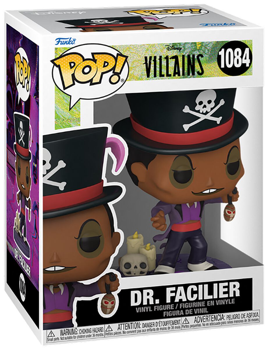 Disney Villains Doctor Facilier vinyl figurine no. 1084 Funko Pop! multicolor