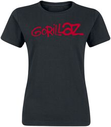 Spray Logo, Gorillaz, T-Shirt