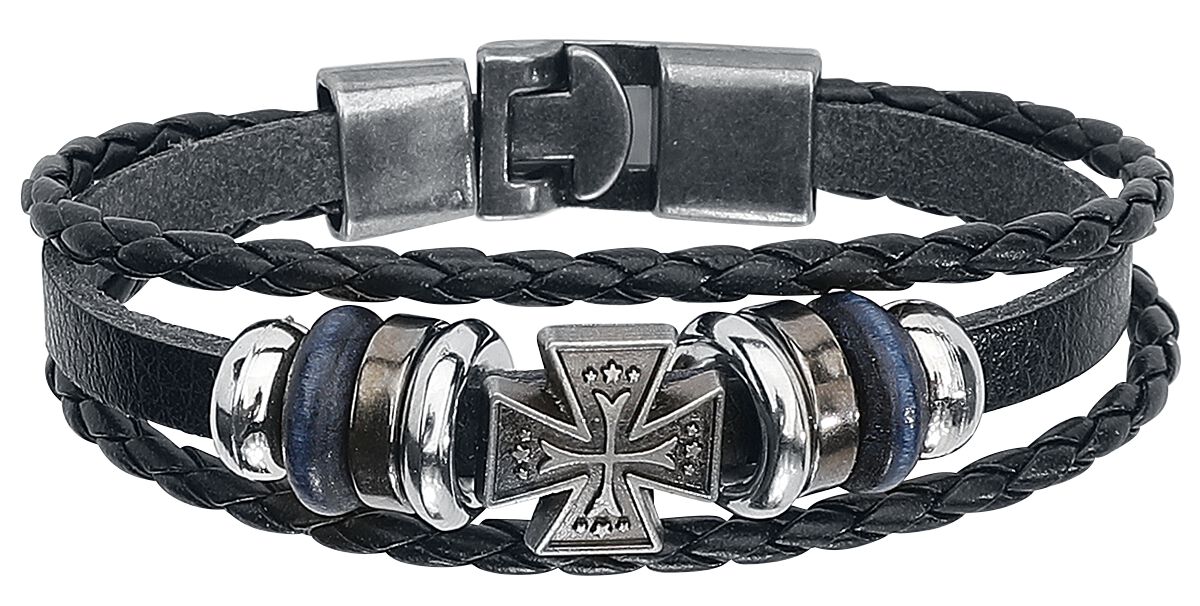 Image of etNox Eisernes Kreuz Armband schwarz