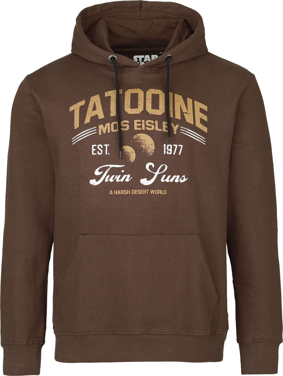 Star Wars - Disney Trui met capuchon - Tatooine - S tot XXL - voor Mannen - bruin