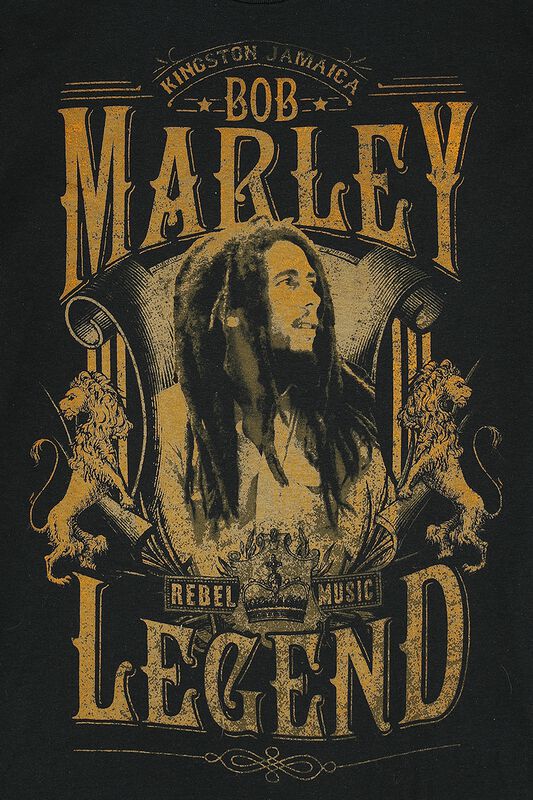 Männer Bekleidung Rebel Legend | Bob Marley T-Shirt