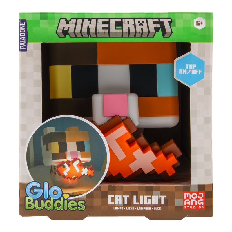 Lampada da tavolo  di Minecraft - Cat GloBuddies - Non Specificato - multicolore