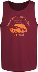 RED X CHIEMSEE - rotes Tank Top mit Print