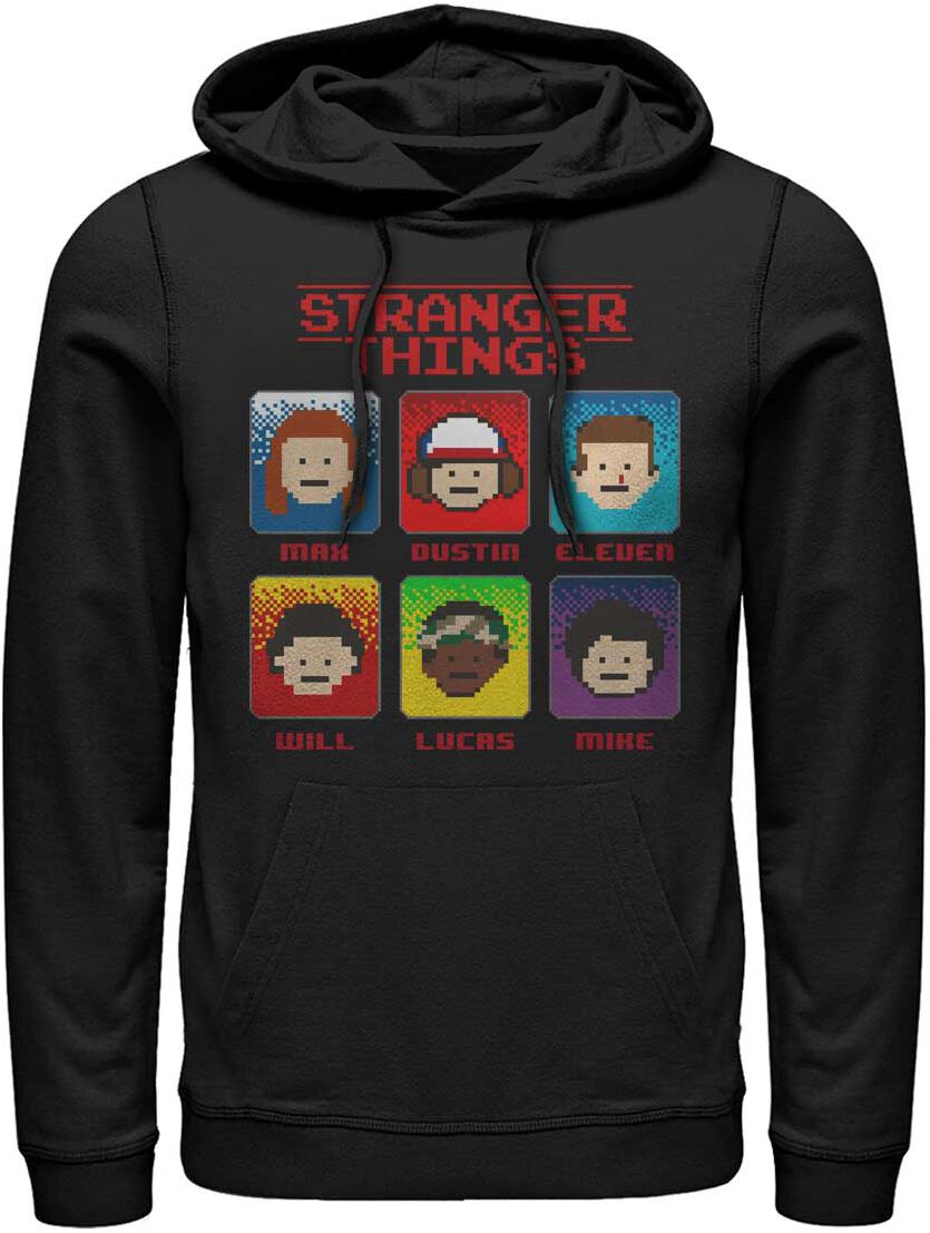 Stranger Things Character select Hooded sweater black