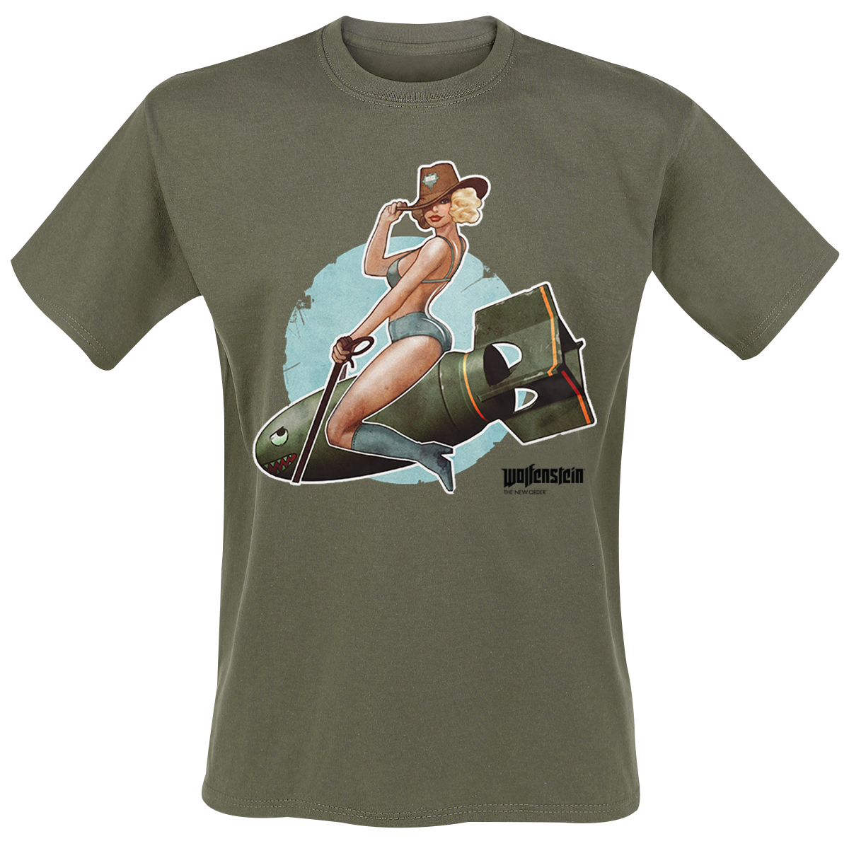 Wolfenstein - Pinup - T-Shirt - green image