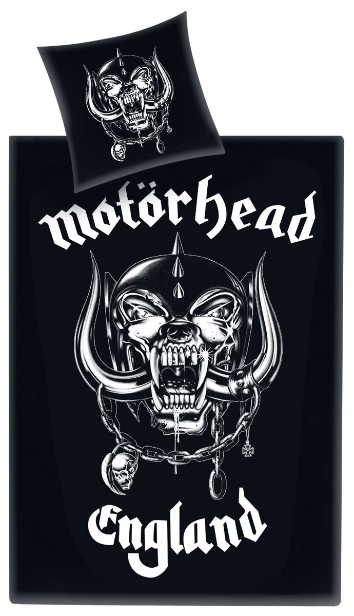 Motörhead Bettwäsche - Motörhead Logo - schwarz  - Lizenziertes Merchandise!