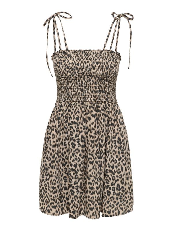 Robe courte  de Only - ONLEMMIA SMOCK PNT - Robe - XS à XL - pour Femme - léopard