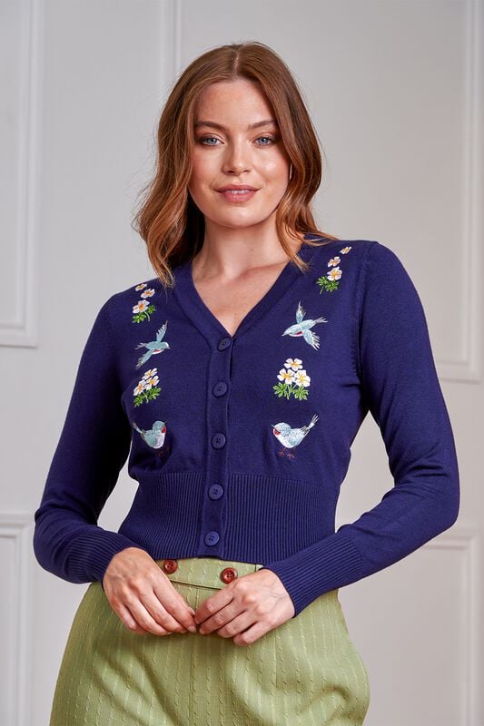 Banned Alternative NARA Cardigan dunkelblau in S CA21271