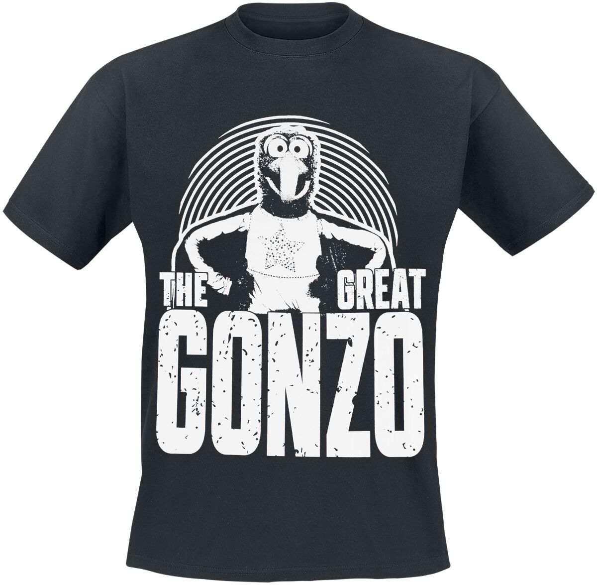 8718526428254 - The Great Gonzo T-Shirt schwarz in XXL