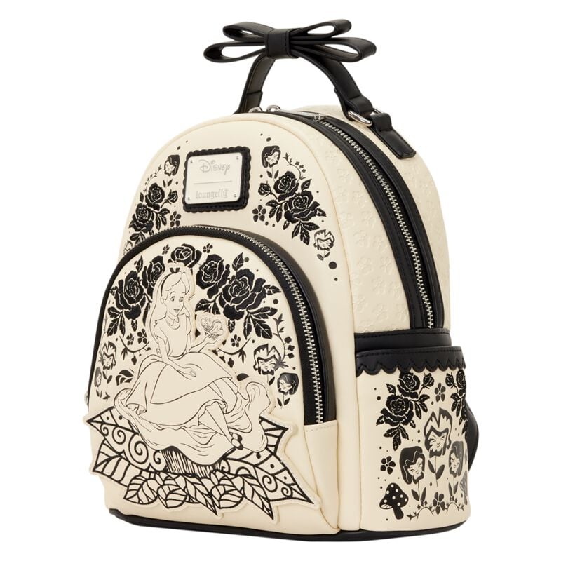 Mini zaino Disney di Alice nel Paese delle Meraviglie - Alice in Wonderland - Loungefly - Floral - Unisex - multicolore