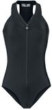 Zipper Swimsuit, Black Premium by EMP, Badeanzug