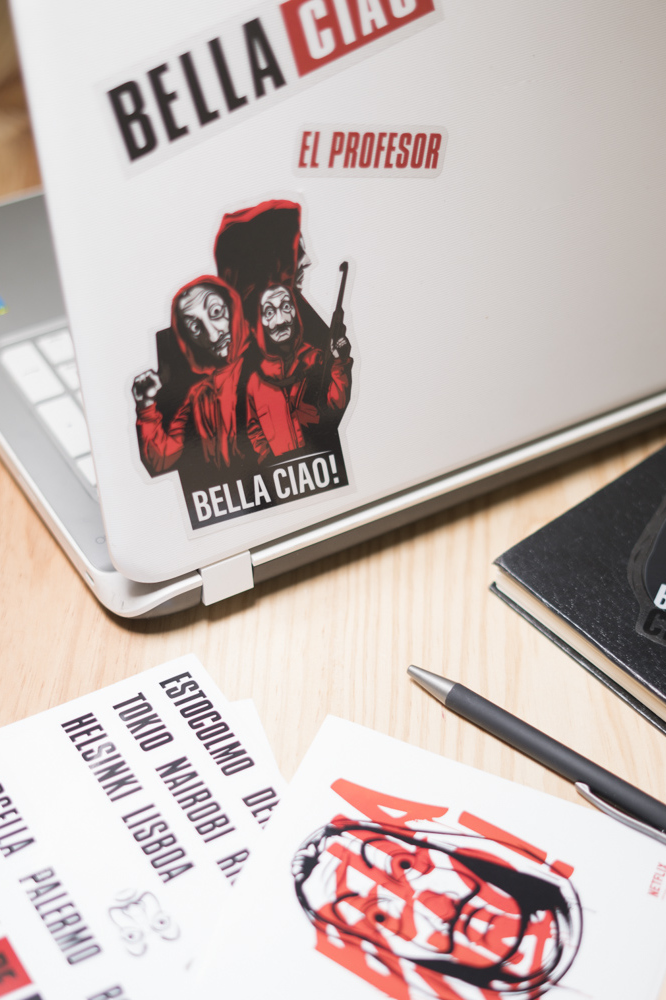 Haus des Geldes La Casa De Papel Aufkleber-Set multicolor