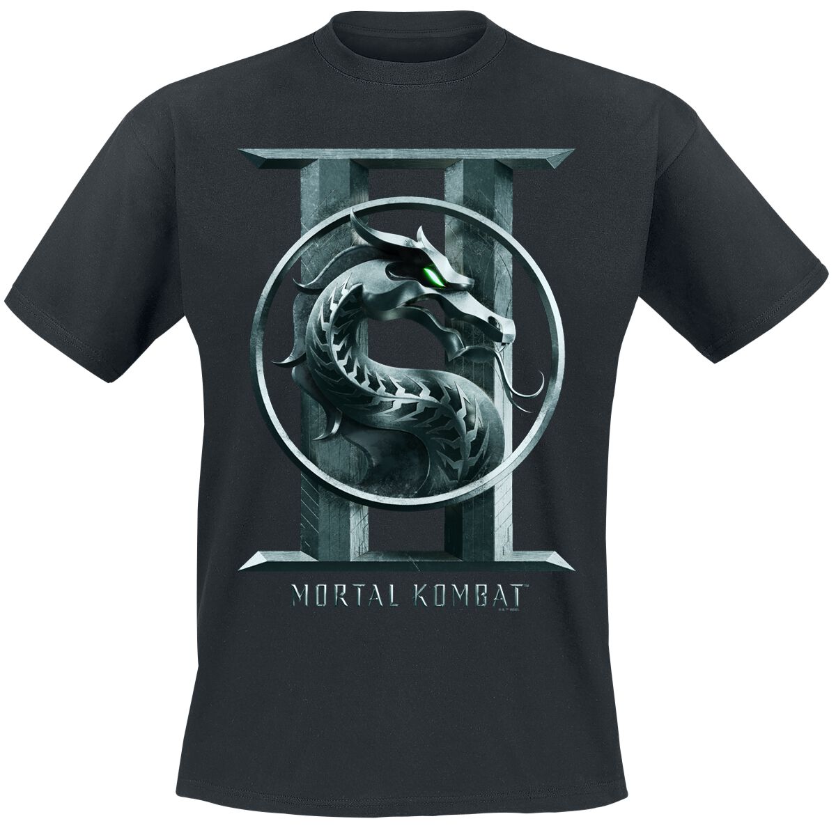 T-Shirt Gaming di Mortal Kombat - Big Seal 2 - S a XXL - Uomo - nero