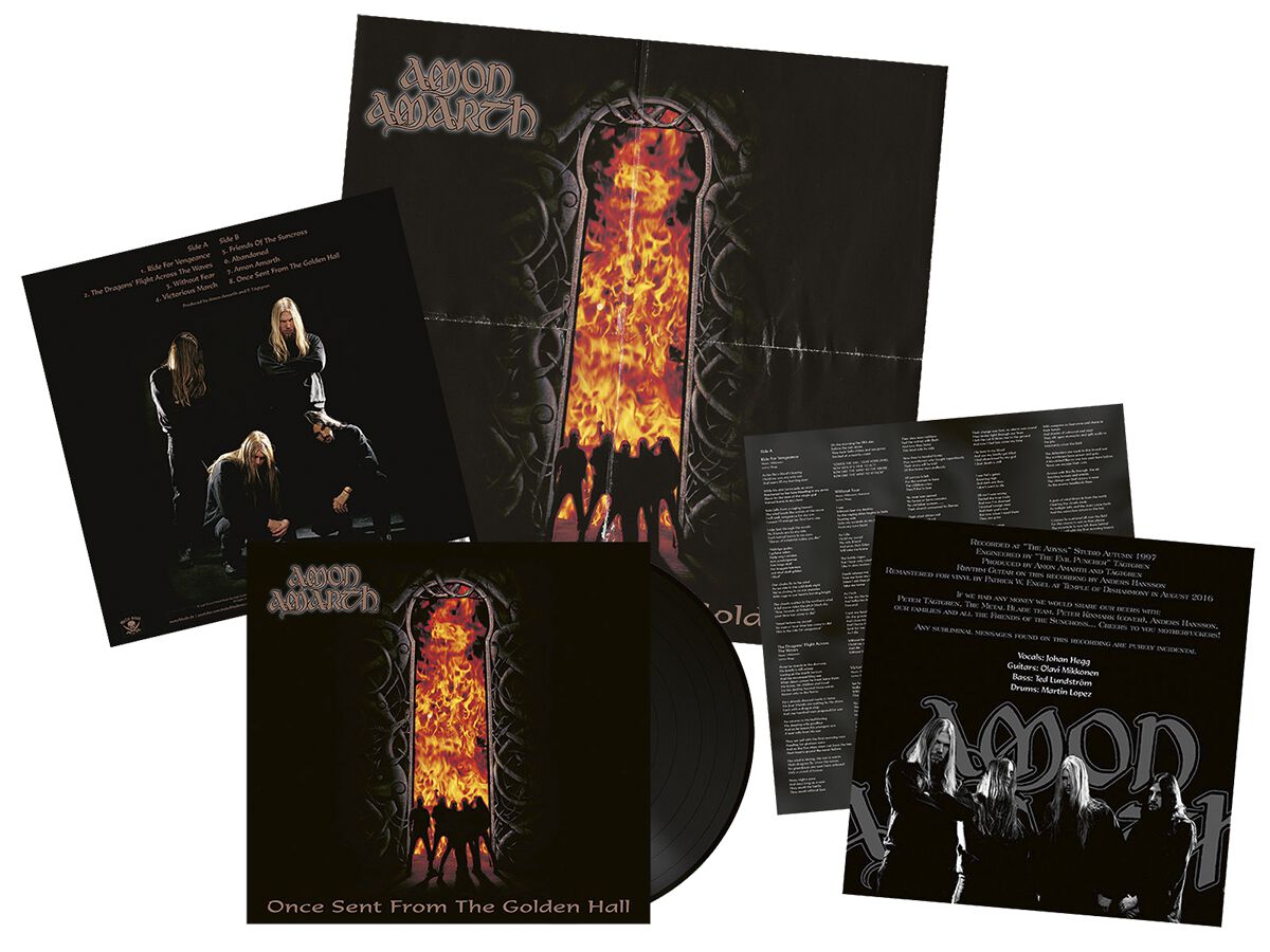 Image of Amon Amarth Once sent from the golden hall LP Standard