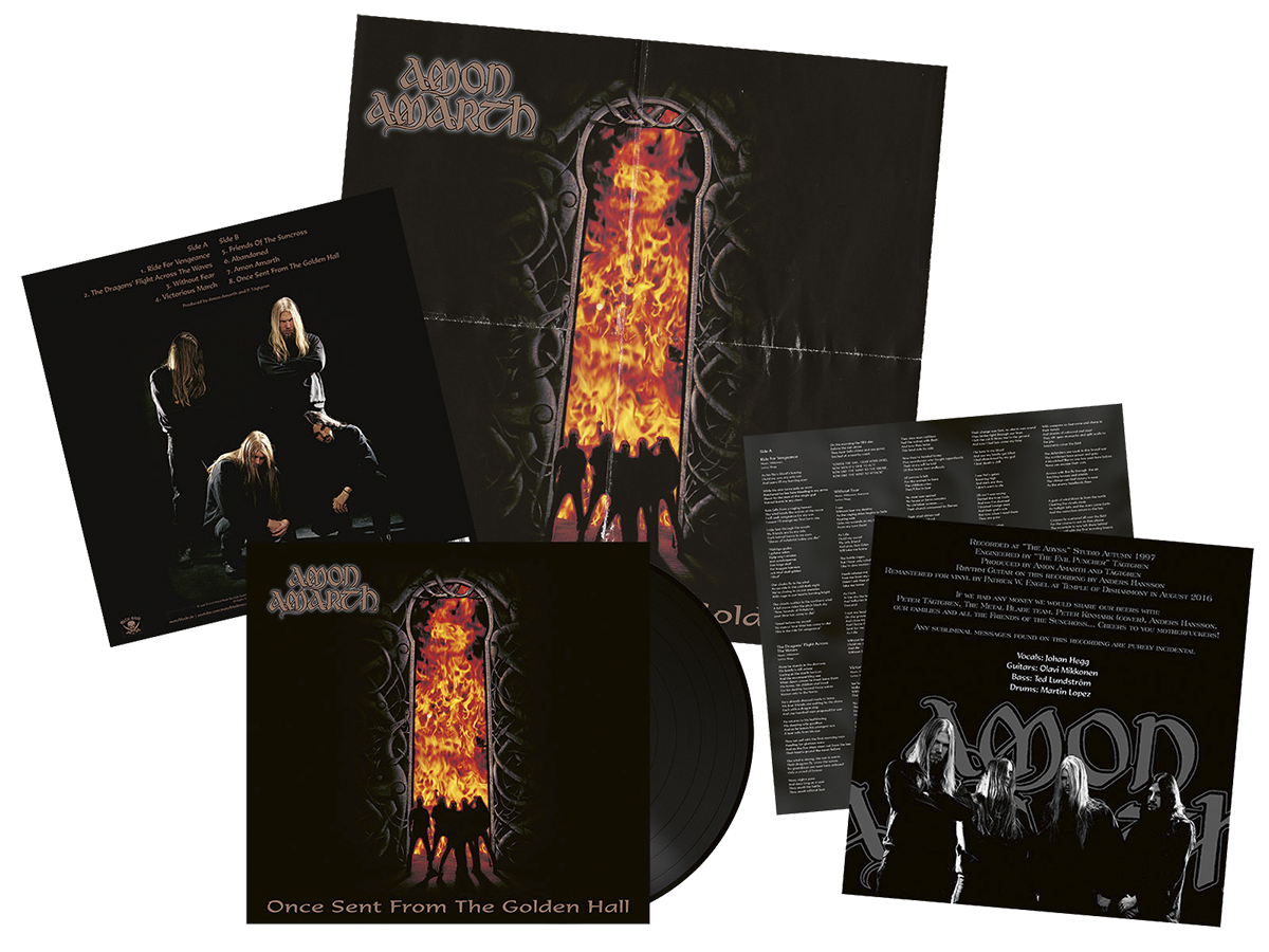 LP  av Amon Amarth - Once sent from the golden hall -  -