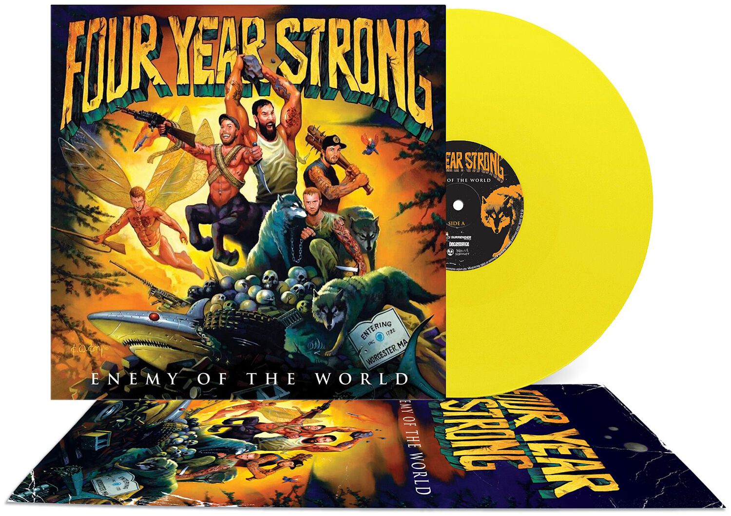 Four Year Strong Enemy of the world LP yellow
