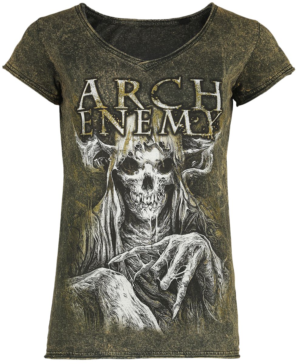 Image of T-Shirt di Arch Enemy - MMXX - S a M - Donna - nero/oro