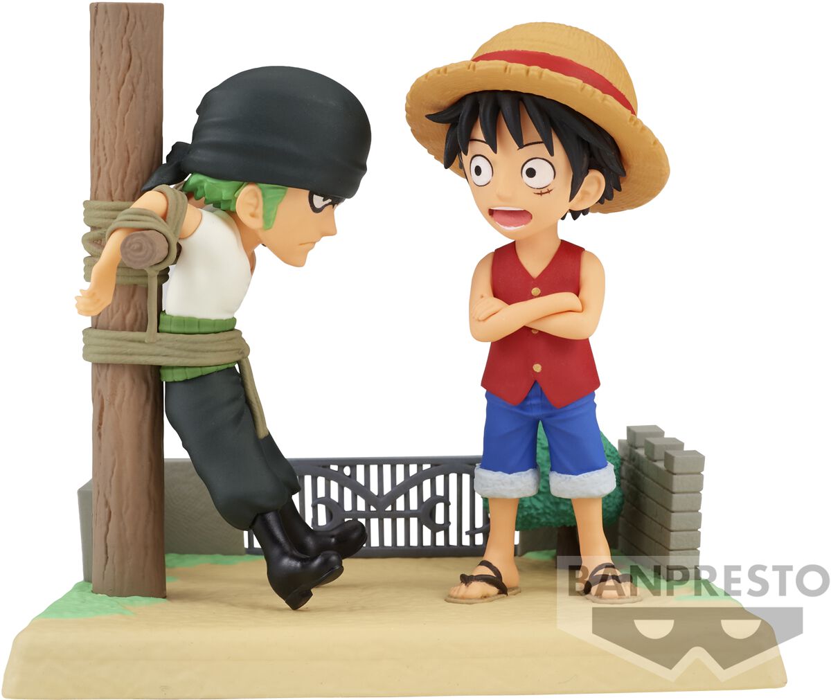 One Piece Banpresto - Monkey D. Luffy & Roronoa Zoro (WCF - Log Stories Series) Sammelfiguren multicolor