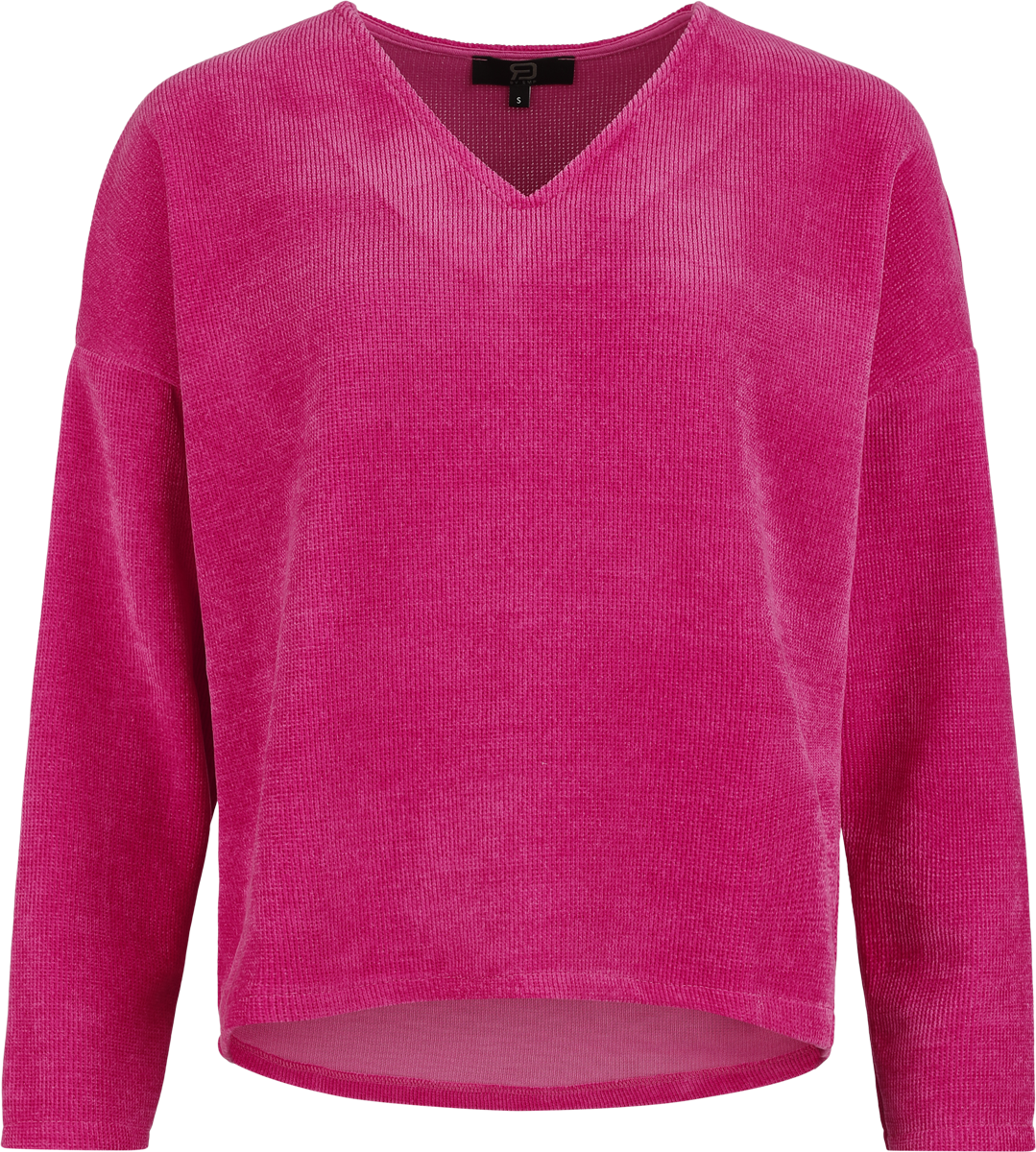 RED by EMP  Long-sleeve Shirt - Cosy Cord - for Women - light pink