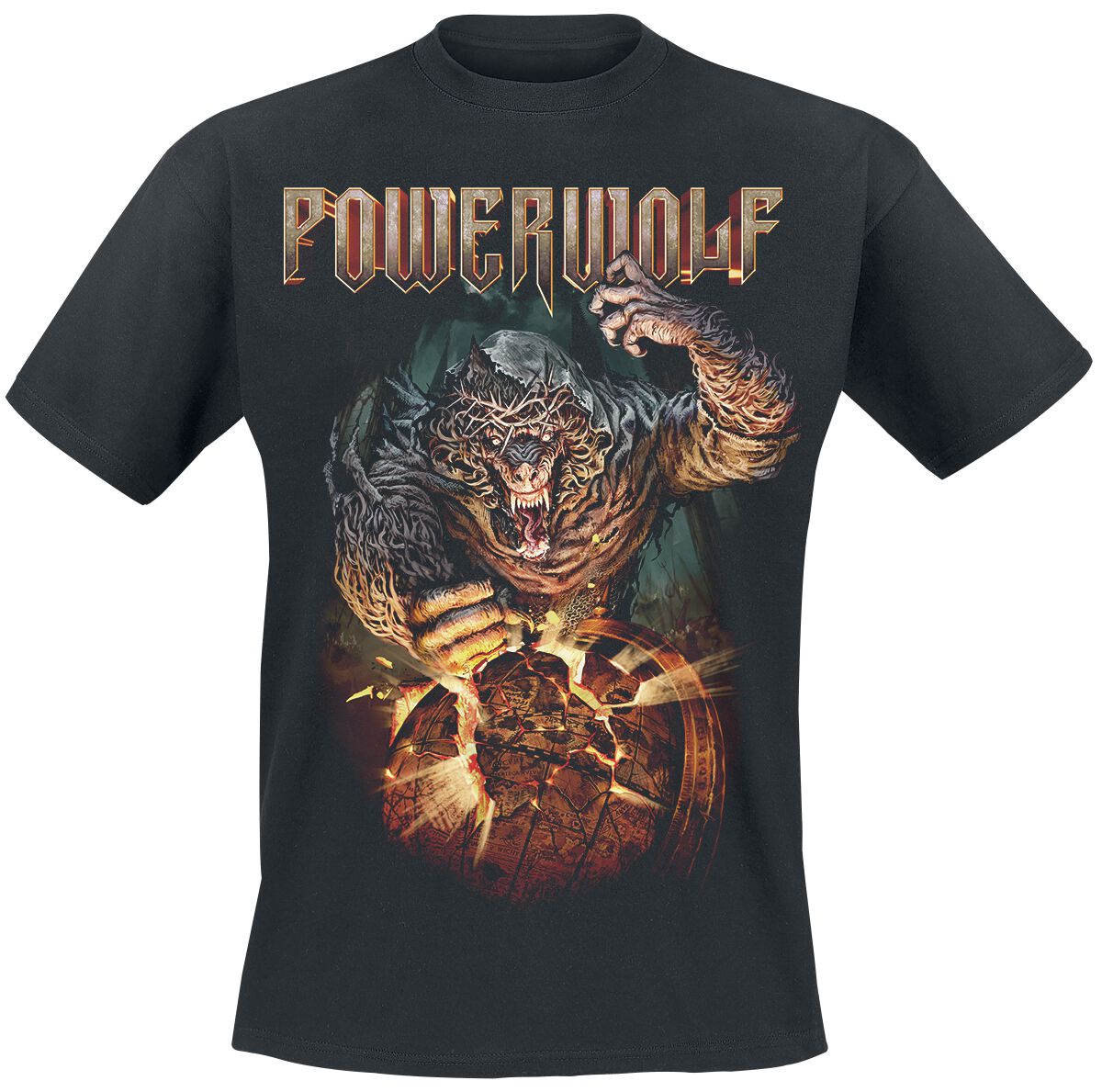 Powerwolf T-Shirt - My Will Be Done - M bis XXL - für Männer - Größe XL - schwarz  - Lizenziertes Merchandise!