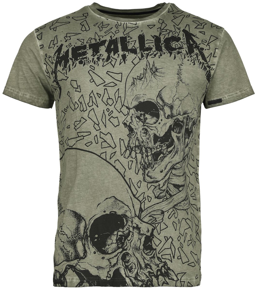 Metallica T-Shirt - EMP Signature Collection - S bis L - für Männer - Größe M - oliv  - EMP exklusives Merchandise!